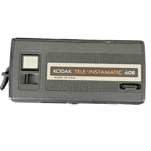 Vintage Kodak Tele Instamatic 608 camera 2 boxes of unopened film flash & case - Picture 5 of 11